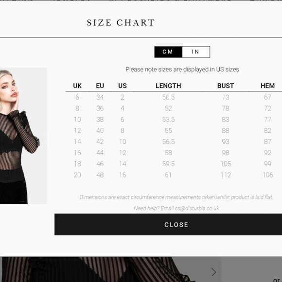 Disturbia - Mourning Ruffle Top - Picture 5 of 5